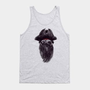 Capt. Blackbone the pugrate Tank Top